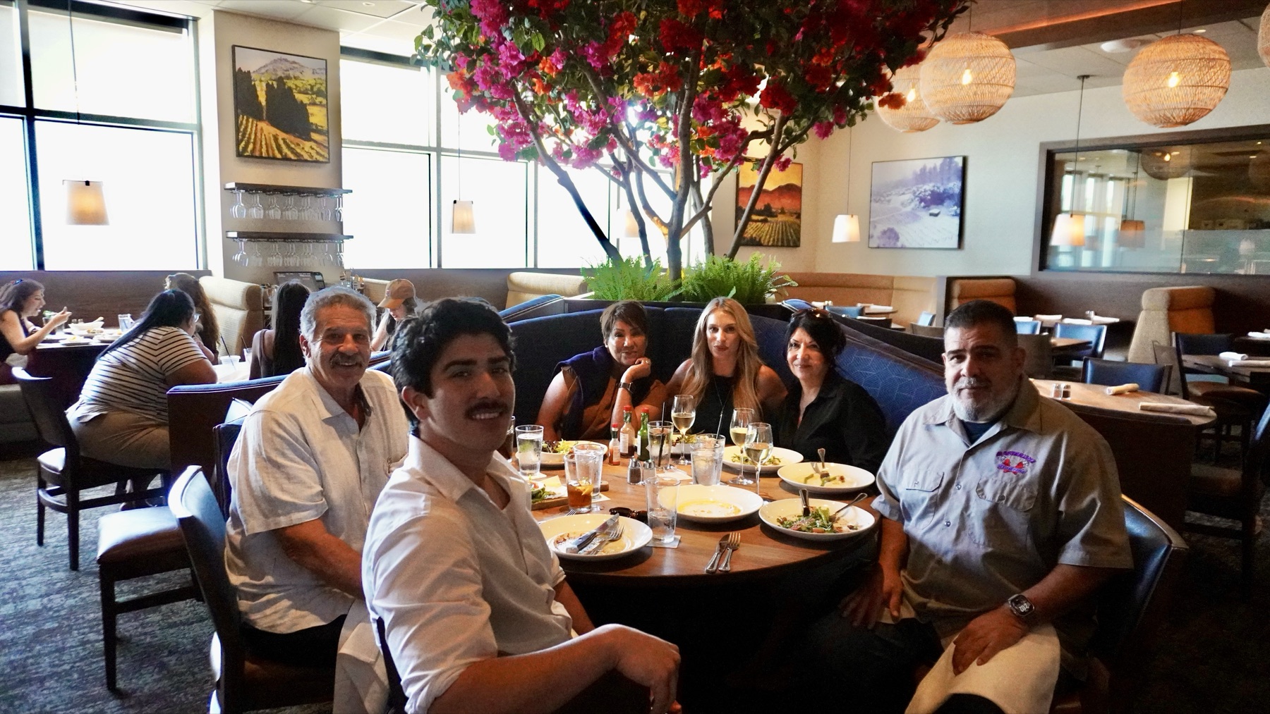Members of the NCRC and Masterline teams together at lunch
